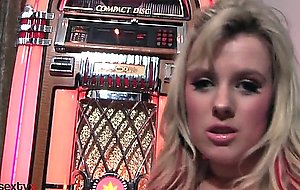 Blonde in red and black Syren Sexton