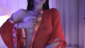 Korean gorgeous anchor enju nude dance