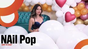 Gaby Tease & Nail Pop White 16"