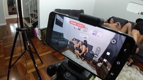 nossos bastidores sao putaria: pamela pantera e fabio nao pararam de foder na nossa casa!