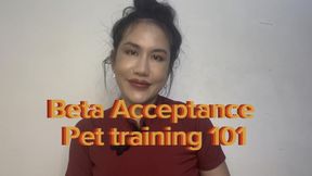 Beta acceptance pet training ep. 1