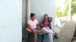 The interview got heated, to the point that we ended up fucking in the street