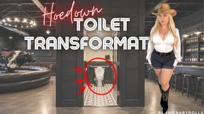 Hoedown toilet transformation