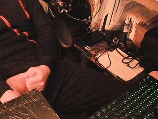 Hides in Garage to Stroke & Shoot Load W/Ball Ring