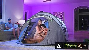 Stepmommys Boy - Perv Teen 18+ Creampies Stepmom Rachael Cavalli With Stepdad In The Room - The Fucket List