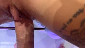 hot standing sex in the bathroom with a huge cock - alberto blanco & susy gala