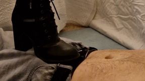 Playing with my subby hubby after a long day at work