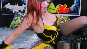 Cosplay Cougar Shanda Fay Gets Ass Fucked As Horny BatGirl!