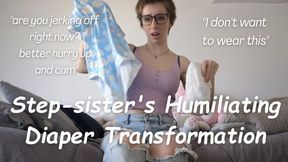 Step-sister's Humiliating Diaper Transformation