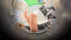 Anna's stinky feet humiliated Jamie in the giantess