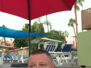 Hanging Hard in the Hot Tub at CCBC Resort
