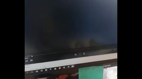 Chato tira a pelada en su casa, la graba con c&aacute_mara escondida