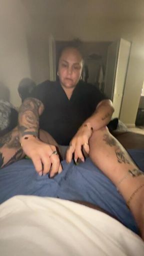 Duval Tay giving me those feet again I was backed up.