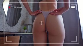 Thong and Perfect Big Ass Teasing