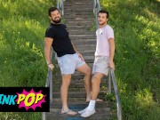 TWINKPOP - Brysen's & Griffin's Plan Is To Be With The Nature But End Up Fucking In The Nature