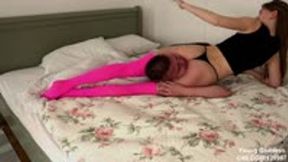 Pink Knee Socks Trouble