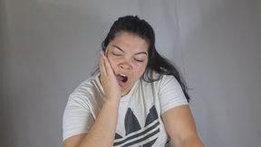 Big Yawns, my mouth open and stretching without fear