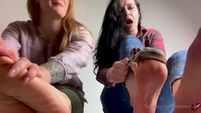 Two Girls With Smelly Feet