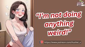 You Catch Your Step-sis In Your Bed Sniffing Your Sheets [teasing] [spicy]