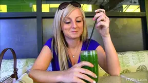 Sizzling Blonde Melissa Teases Cam With Her Stunning Curves