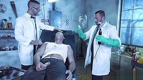 Tattoo jock anal fisting and cumshot