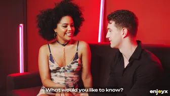 Macho Jimmy and Ebony Selva's Steamy Kitchen Fuck