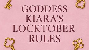 Goddess Kiara's Locktober Rules - Audio Only