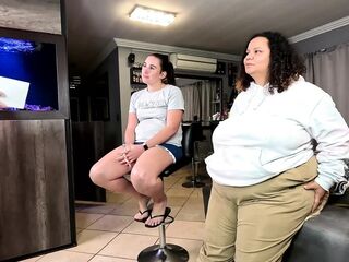 OVERWEIGHT and big beautiful woman suck ramrod and get SCREWED in porn try-out