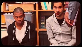 Ebony Twinks Punished with Raw BBC Threesome Action