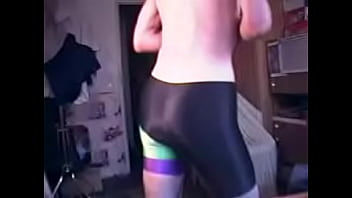 black spandex shorts