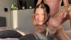 Passionate & Rough Anal Sex At Sunrise With Fast Pounding And A Huge Creampie In My Stepsisters Tig With Helgi Verhiniz