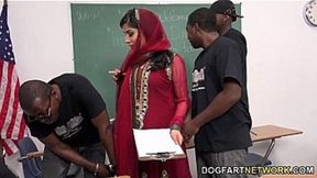 Nadia Ali Gangbangged by Students