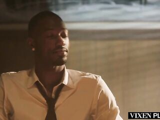 VIXENPLUS BBC Hungry Femme Fatale Kelsey Kane Craves To Be Dominated