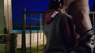 Fucking with my ex boyfriend in a public park