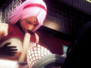 [NARUTO] Sakura loves futa Hinata's dick (3D PORN 60 FPS)