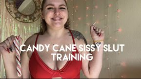 Candy Cane Sissy Slut Training