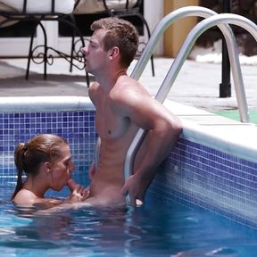 Girl In The Swimming Pool