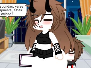 My stepbrother screws me previous to gonna a party (Gacha Club)