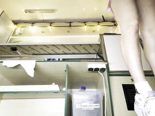 This babe did a great job by cleaning my food truck so as a award I screwed her hawt butt