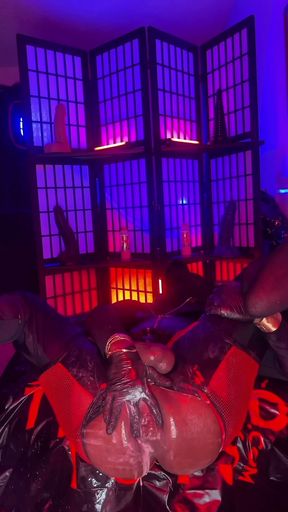 Deep Missionary Dildo Fuck - Big Toy Leaves My Hole Gaping and Used (Solo Male Anal Training)