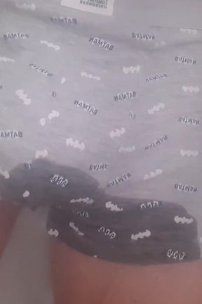 Bathroom Piss in Underpants