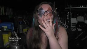 Psychedelic Clown Smokes and Teases