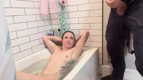 Dickflash Shower Adventure Part 2 New Roommate Forgot to Close the Bathroom Door