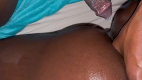 Oiled up anal