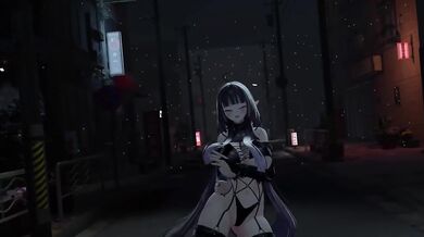 Elf VTuber gets destroyed in MMD Hentai dance