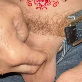 Tiny cock fake tattoo, fake ass bitch