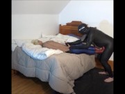 barefoot orca predator plays with spiderman doll, part 2