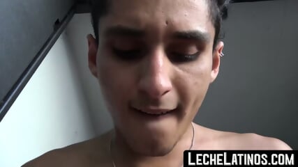 Straight Latino guy's gay awakening after his first bareback cock ride