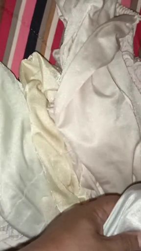 Enjoying my mother-in-law's petticoats   Clip 1