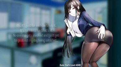 Her Stockings Slut Secretary Gets Her Butt Fucked So Hard the ASMR Mic Picks Up Every Squishy Gap Sound